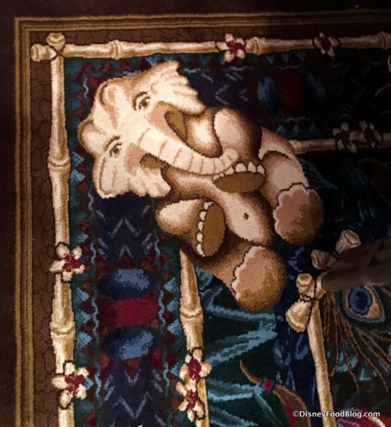 Carpet in the Falls Family Parlor