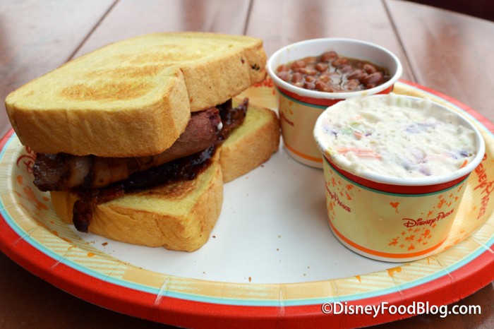Barbecued Beef Brisket Sandwich
