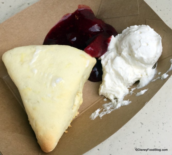 Freshly Baked Lemon Scone