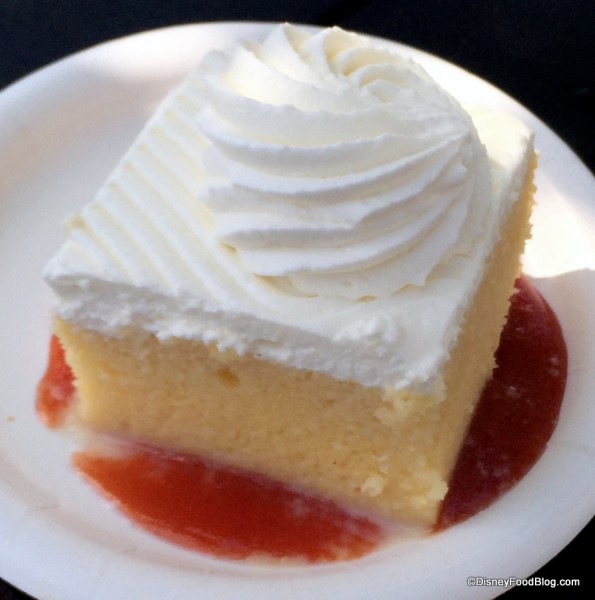 Tres Leches with Guava Puree