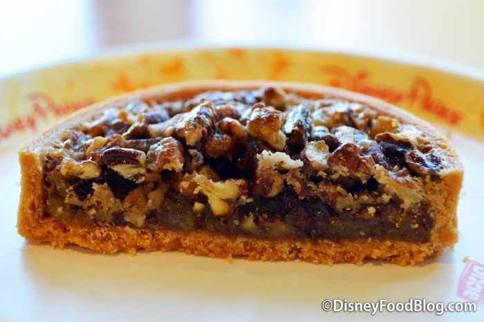 Cross Section of the Mini Pecan Tart