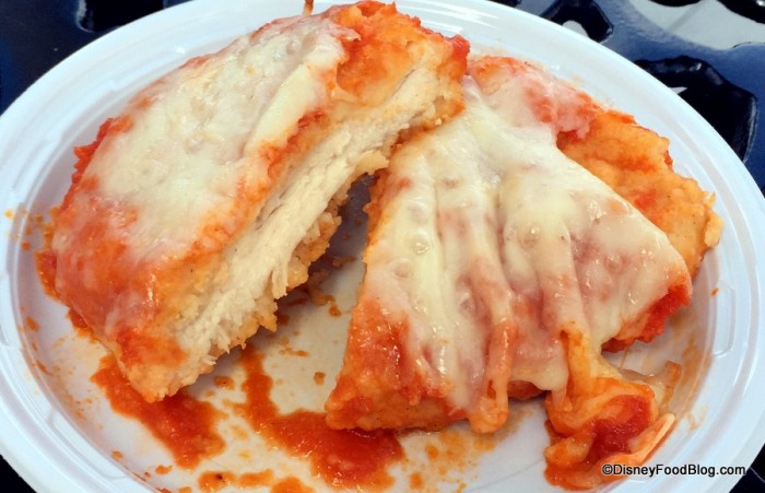 Pollo alla Parmigiana Cross-Section