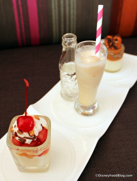 Super Fun Sundae Sampler at California Grill
