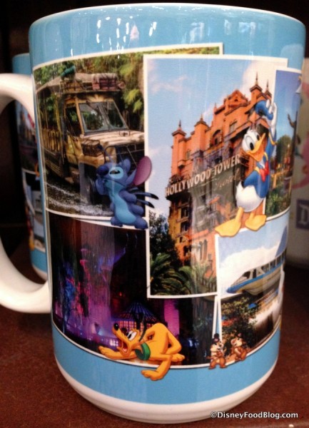 Attractions and Characters on Mug