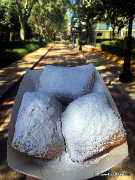 Beignets at Disney's Port Orleans French Quarter