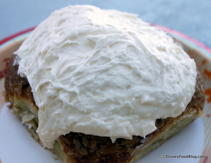 BoardWalk Cinnamon Roll -- Yay for Frosting!