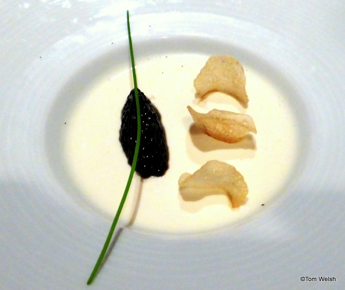 Cauliflower Panna Cotta with Siberian Caviar