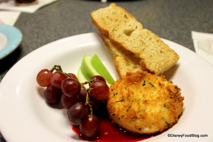 Fried Herb and Garlic Cheese