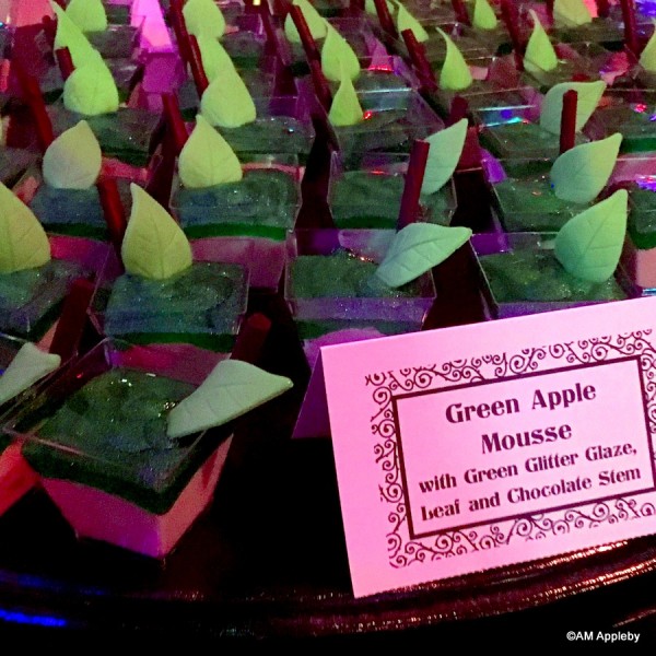 The Evil Queen’s Green Apple Mousse with Green Glitter Glaze