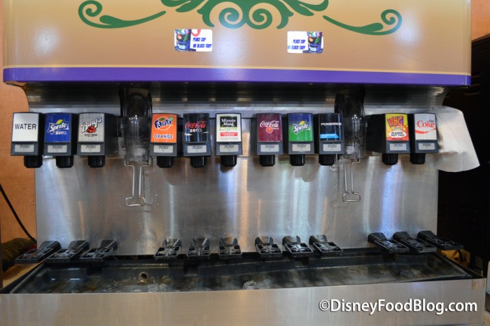 Fountain Soda Options
