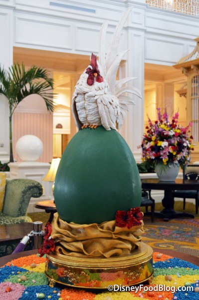 Victorian Rooster Egg