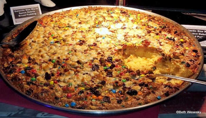 Galactic Warm Space Debris Bread Pudding Close-Up