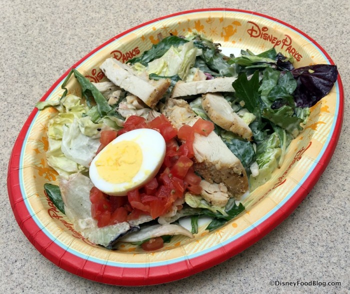 Roasted Chicken Salad with Mixed Greens