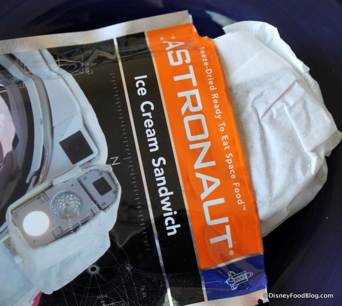 Ice Cream Sandwich inside packaging