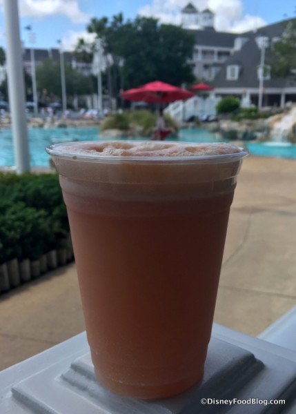 Tropical Sunrise Float in To-Go Cup