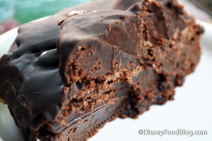 Brownie Cake Cross-Section