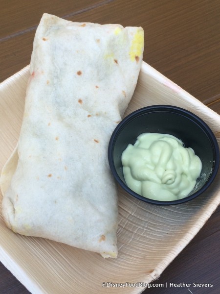 Chile and Cauliflower Burrito