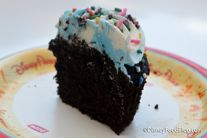 Chocolate Cupcake Cross-Section