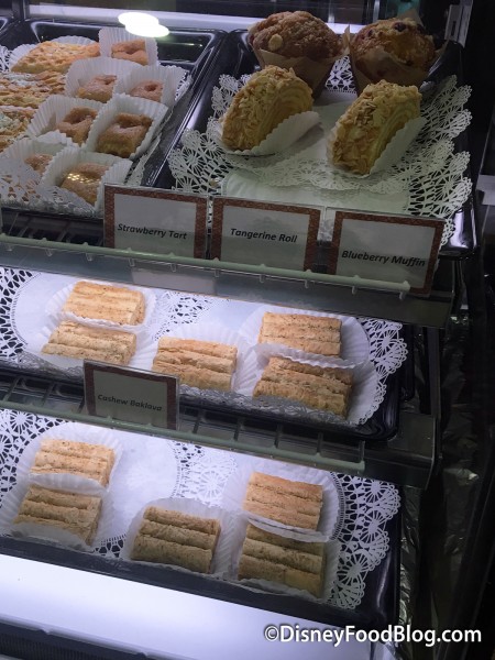 Tangierine Cafe Pastry Case