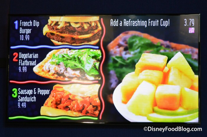 Electric Umbrella Menu