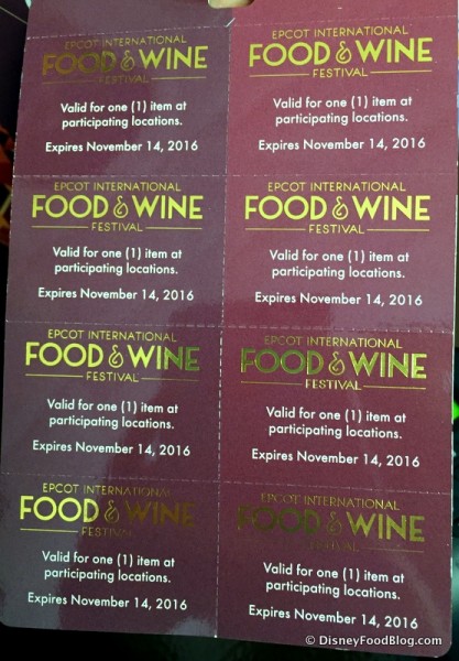 Tasting Sampler Entitlement Coupons