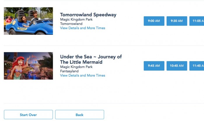 No More Wishes Nighttime Spectacular on Our FastPass Page?