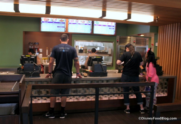 Ordering Area