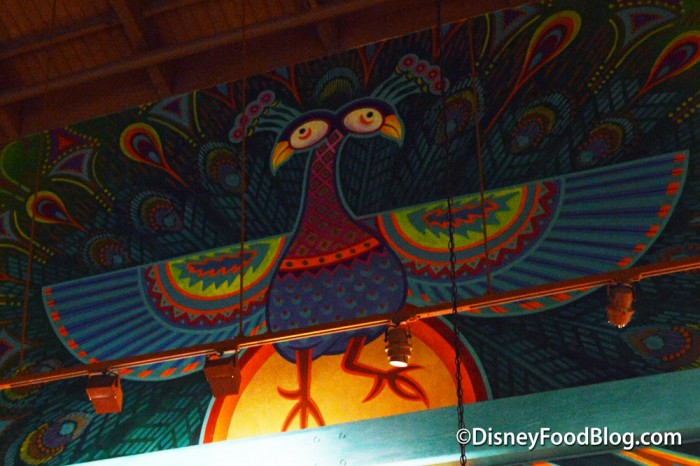 Painted Peacock Above the Ordering Area