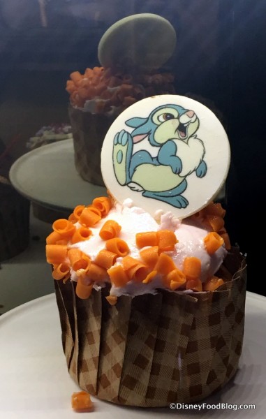 Raspberry Cupcake with Thumper