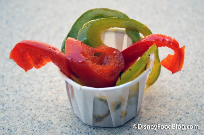 Sautéed Red and Green Peppers