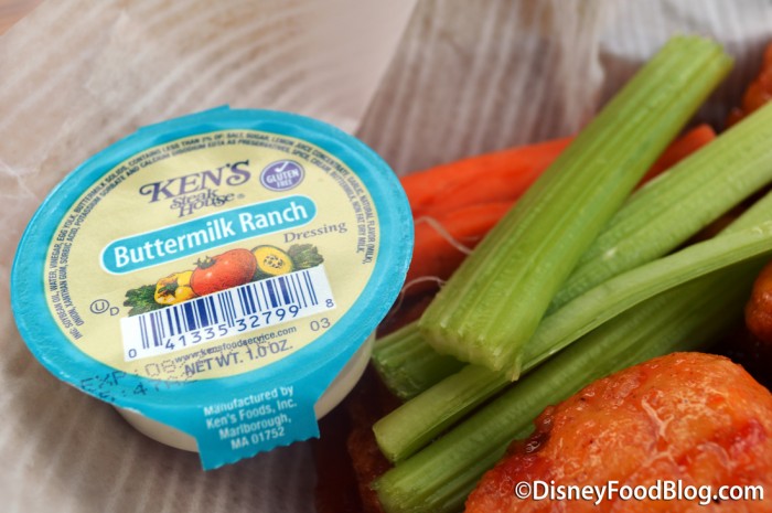 Ranch, Carrots and Celery Sticks