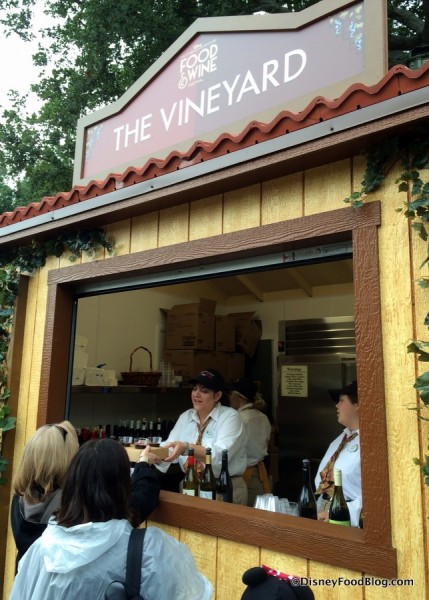 The Vineyard Booth 2016 Disney California Adventure Food and Wine Festival