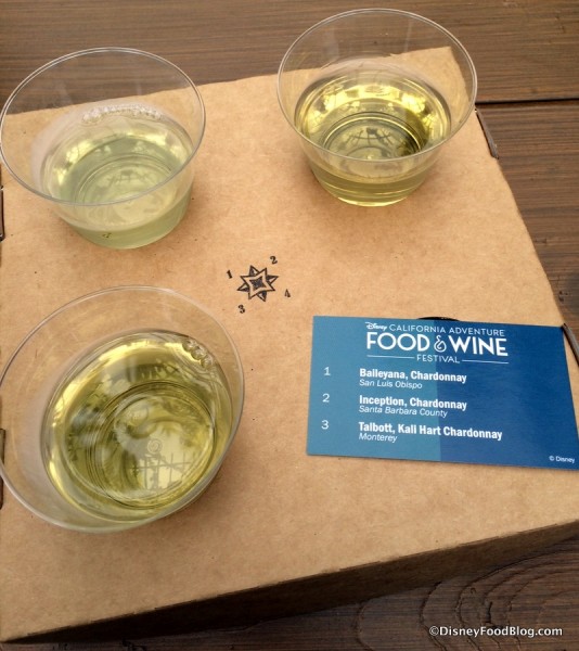 The Vineyard Chardonnay Flight 