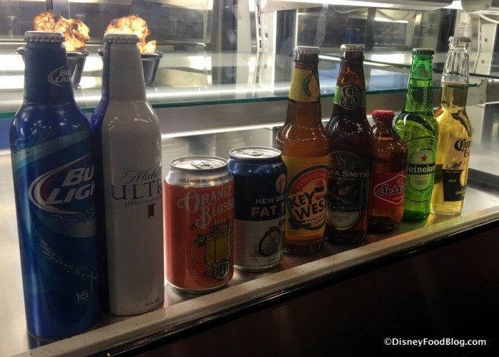 Beverages on Display