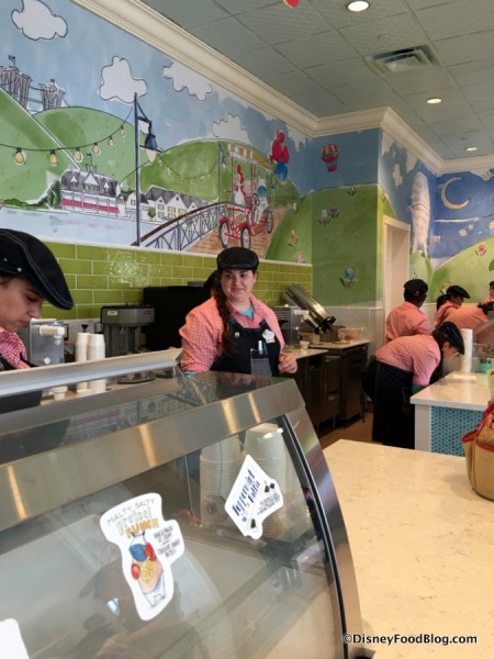 Ample Hills Counters with Mural behind