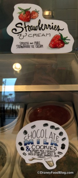 Strawberries and Cream and Chocolate Milk and Cookies