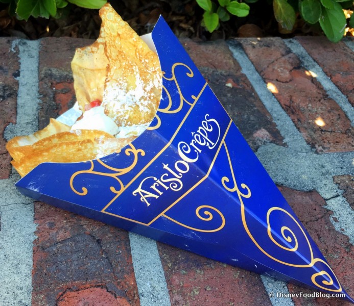 Strawberries Romanoff Crepe