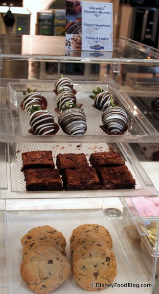 Counter Top Display of Pre-Made Treats