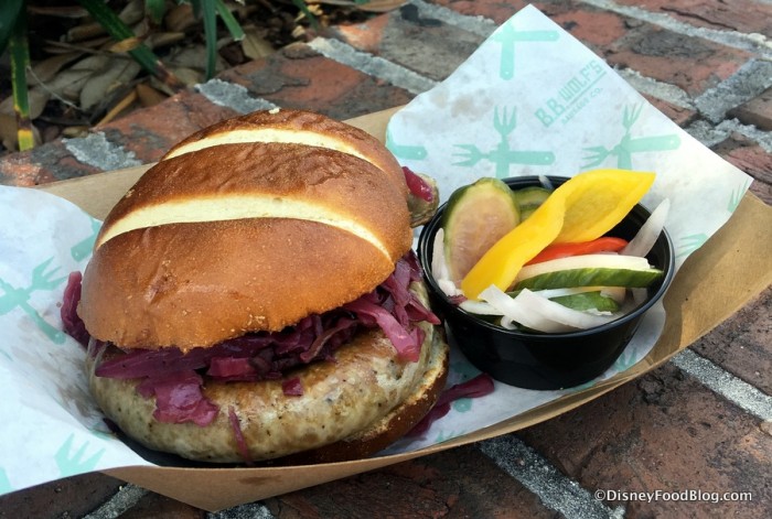 Bavarian Sausage Sandwich