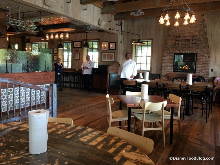 Inside D-Luxe Burger