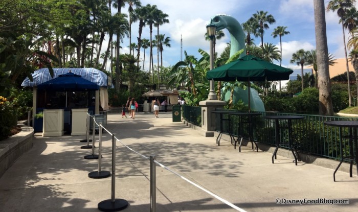 Gertie watching over Echo Lake Eats