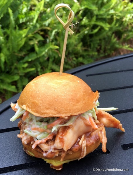 Barbecued Chicken Slider