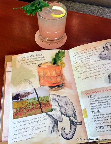 Menu Art and Spice Trader Classic