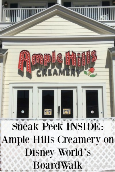 Sneak Peek INSIDE Ample Hills Creamery on Disney World’s BoardWalk