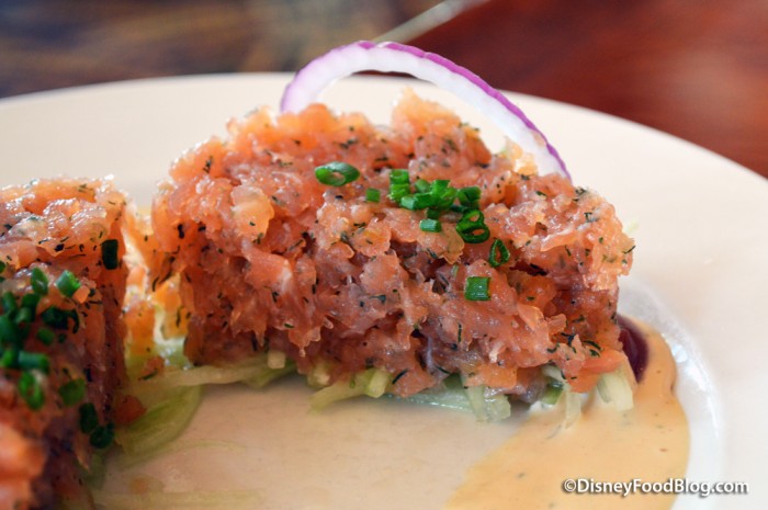 Salmon Tartare Cross-Section