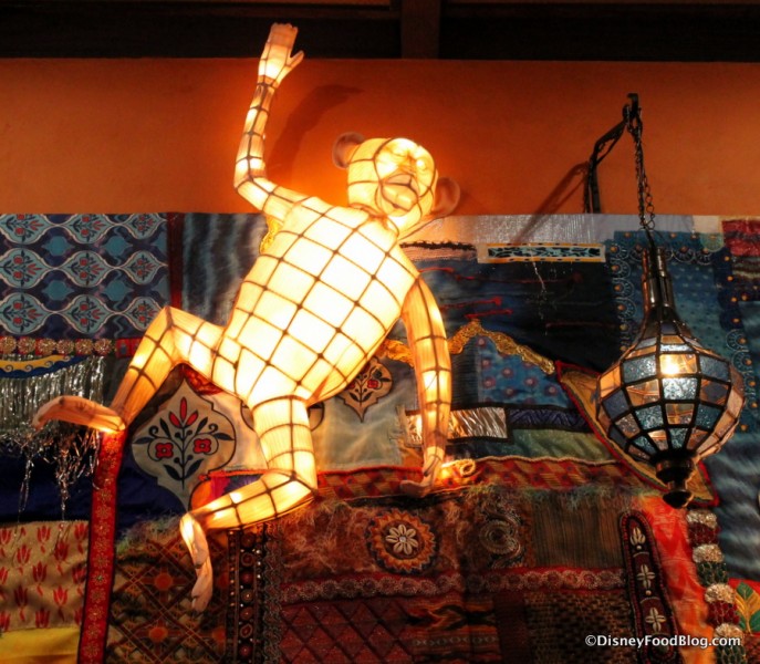 Grand Gallery -- Lantern Wall -- Monkey Up Close