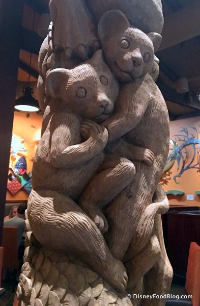 Mickey Minnie Campground Pillars -- Up Close