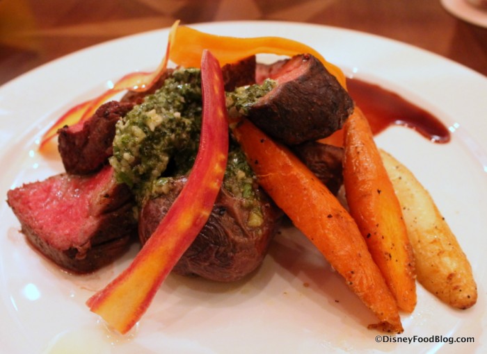 Wagyu Striploin and Braised Short Rib -- Vegetables