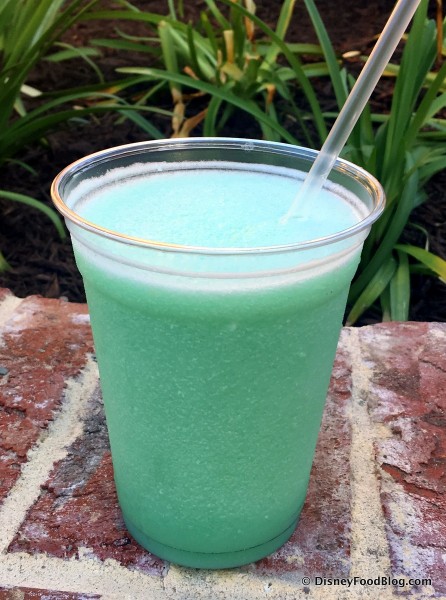 Blue Coconut and Sake Slush