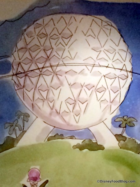 Spaceship Earth in Ample Hills Mural